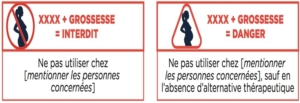 quasiment tous les médicaments, meme des aliments communs sont interdits ou déconseillés aux femmes enceintes.